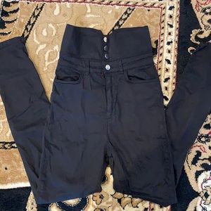 Zara corset top black jeans